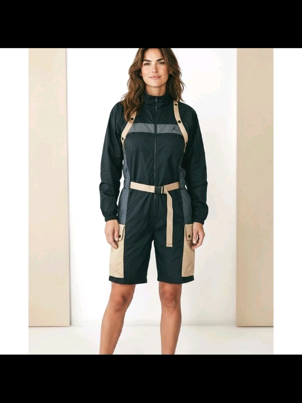 NIKE Air Jordan Convertible Next Utility Capsule Jumpsuit Womens Medium|